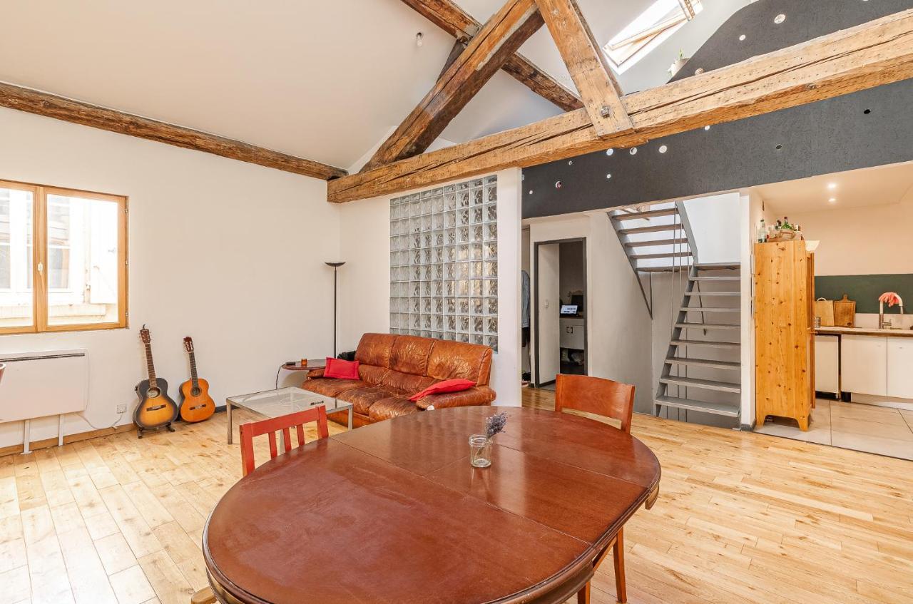 Loft Viarhona, Grand Loft En Centre-Ville Lyon Eksteriør billede